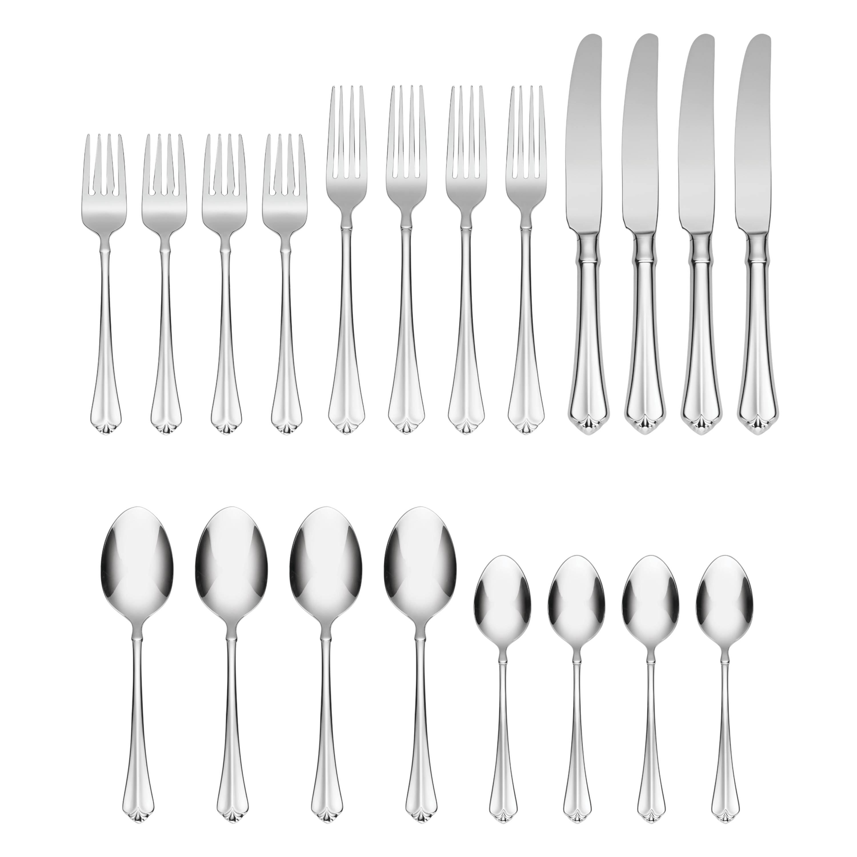 ONEIDA Juilliard 20 Pieces Cutlery Set - Stainless Steel - 4 Person Place Setting