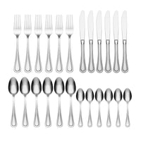 ONEIDA Barcelona 24 Pieces Cutlery Set - Stainless Steel - 6 Person Place Setting