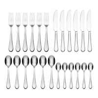 ONEIDA Icarus 24 Pieces Cutlery Set - Stainless Steel - 6 Person Place Setting