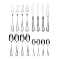 ONEIDA Barcelona 16 Pieces Cutlery Set- Stainless Steel - 4 Person Place Setting