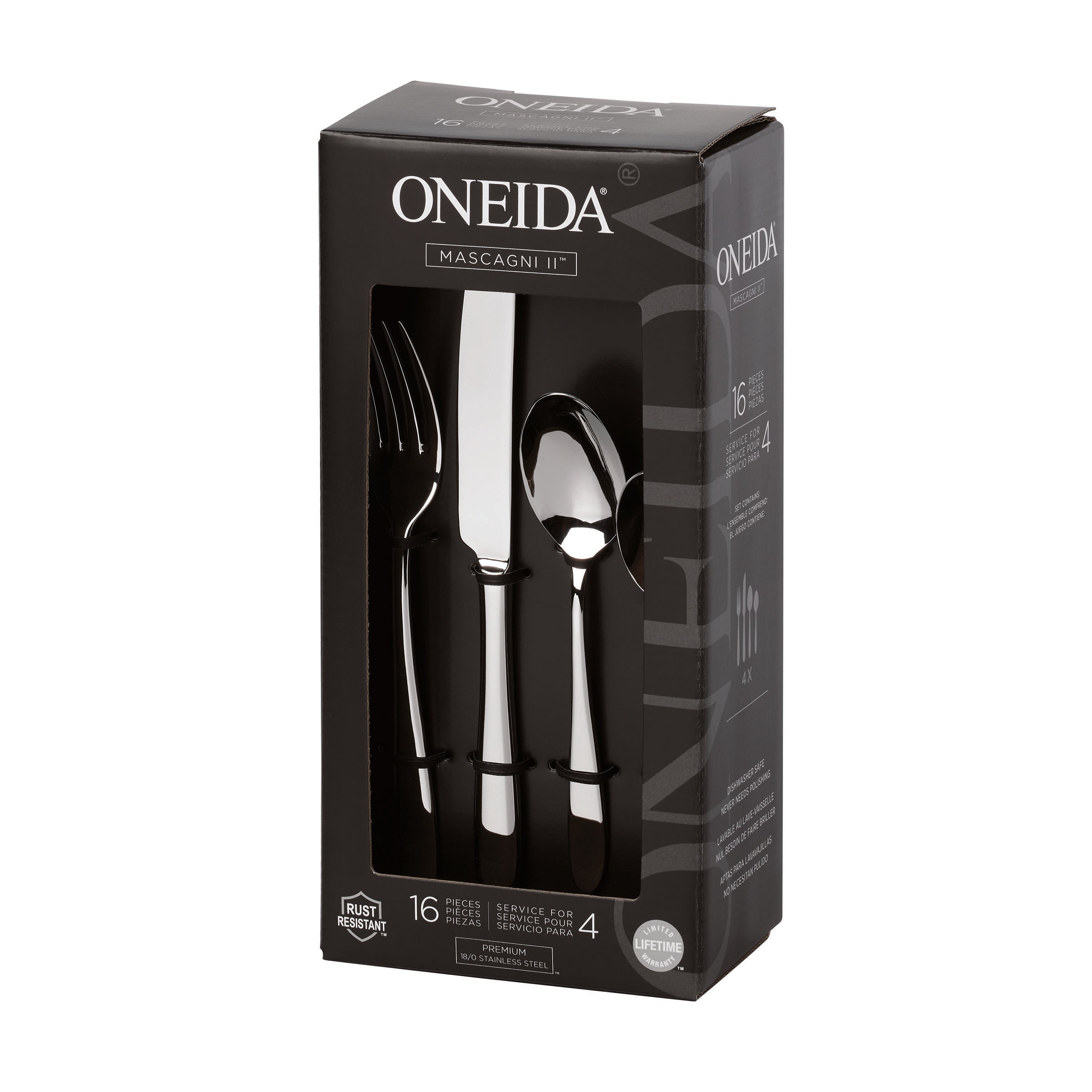 Oneida Mascagni II 16 Pieces Cutlery Set | Oneida Cutlery · Oneida UK