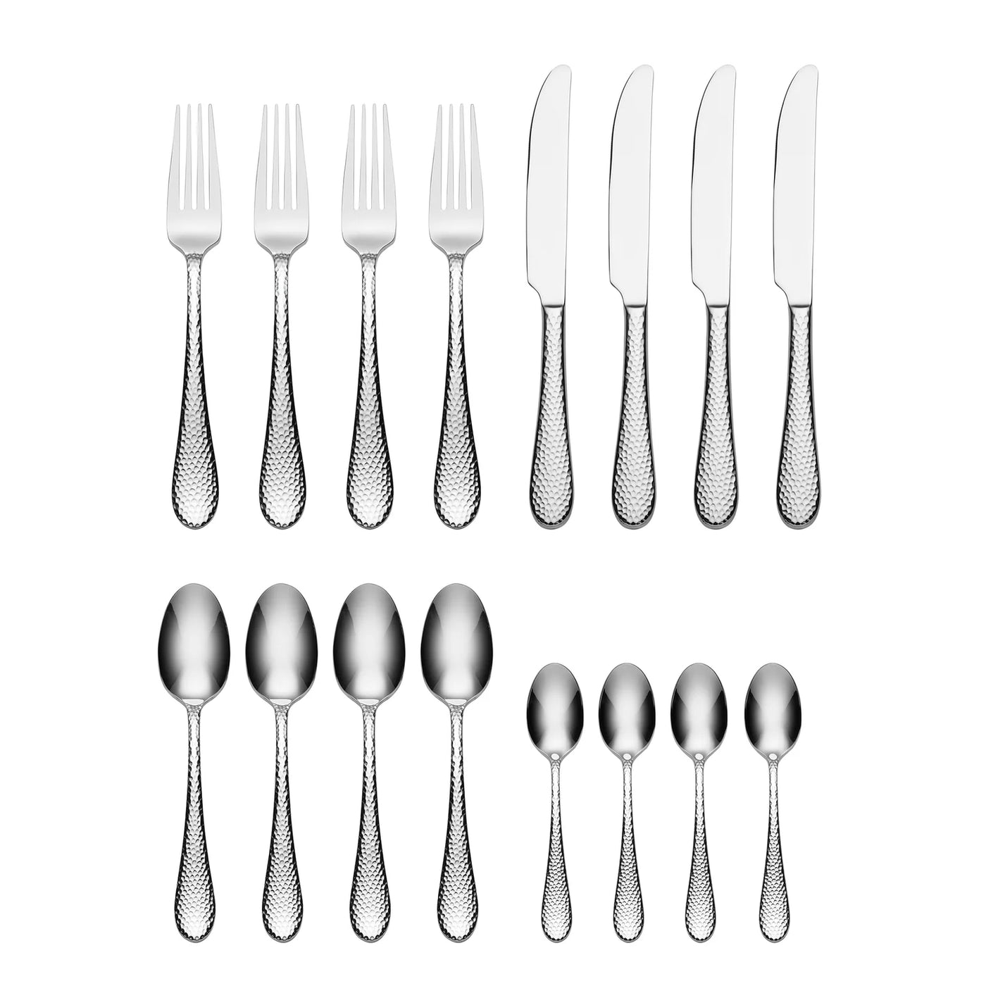 ONEIDA Tibet 16 Pieces Cutlery Set - Stainless Steel - 4 Person Place Setting