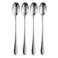 ONEIDA ICARUS Stainless Steel Tall Drink Spoons – Set of 4