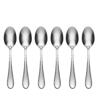 ONEIDA TIBET Stainless Steel Teaspoons – Set of 6