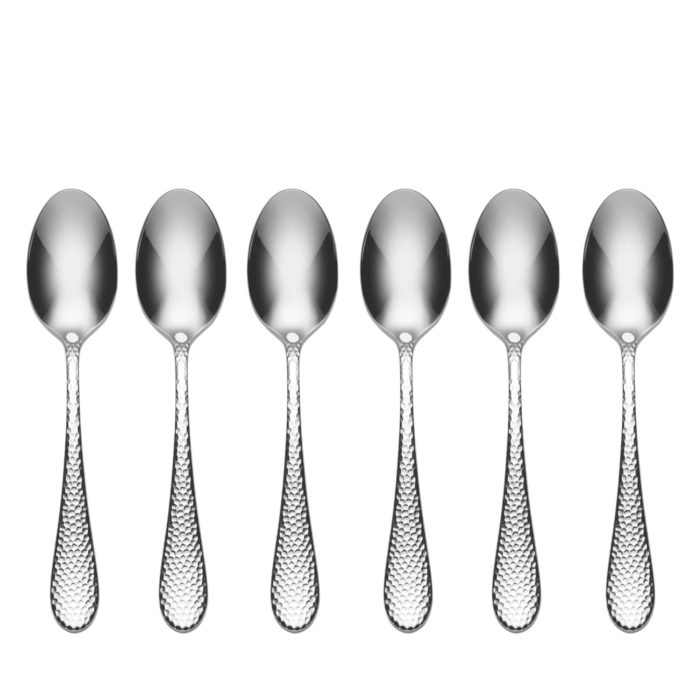 ONEIDA TIBET Stainless Steel Teaspoons – Set of 6