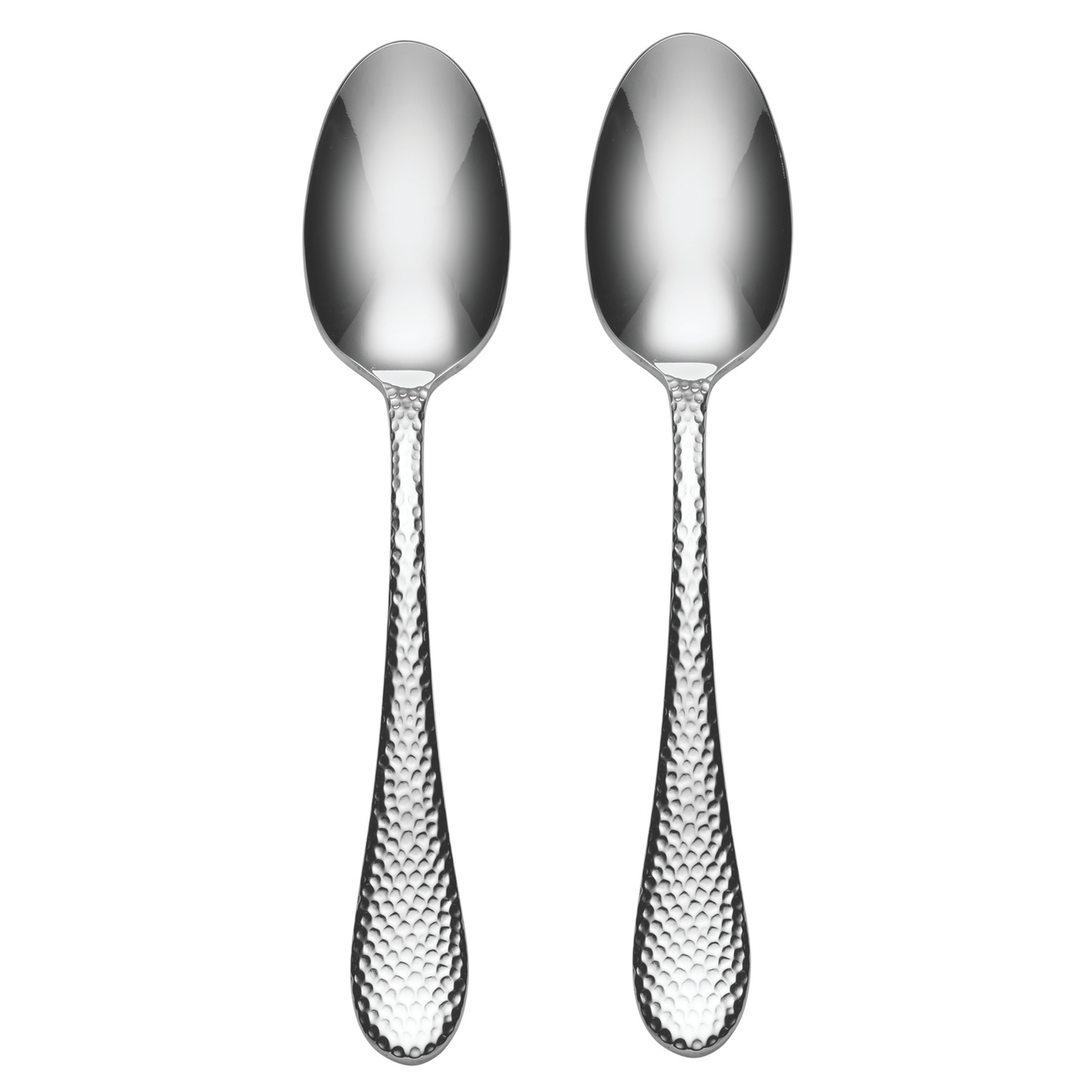 ONEIDA TIBET Stainless Steel Serving Spoons – Set of 2