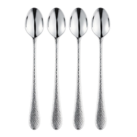 ONEIDA TIBET Stainless Steel Tall Drink Spoons – Set of 4