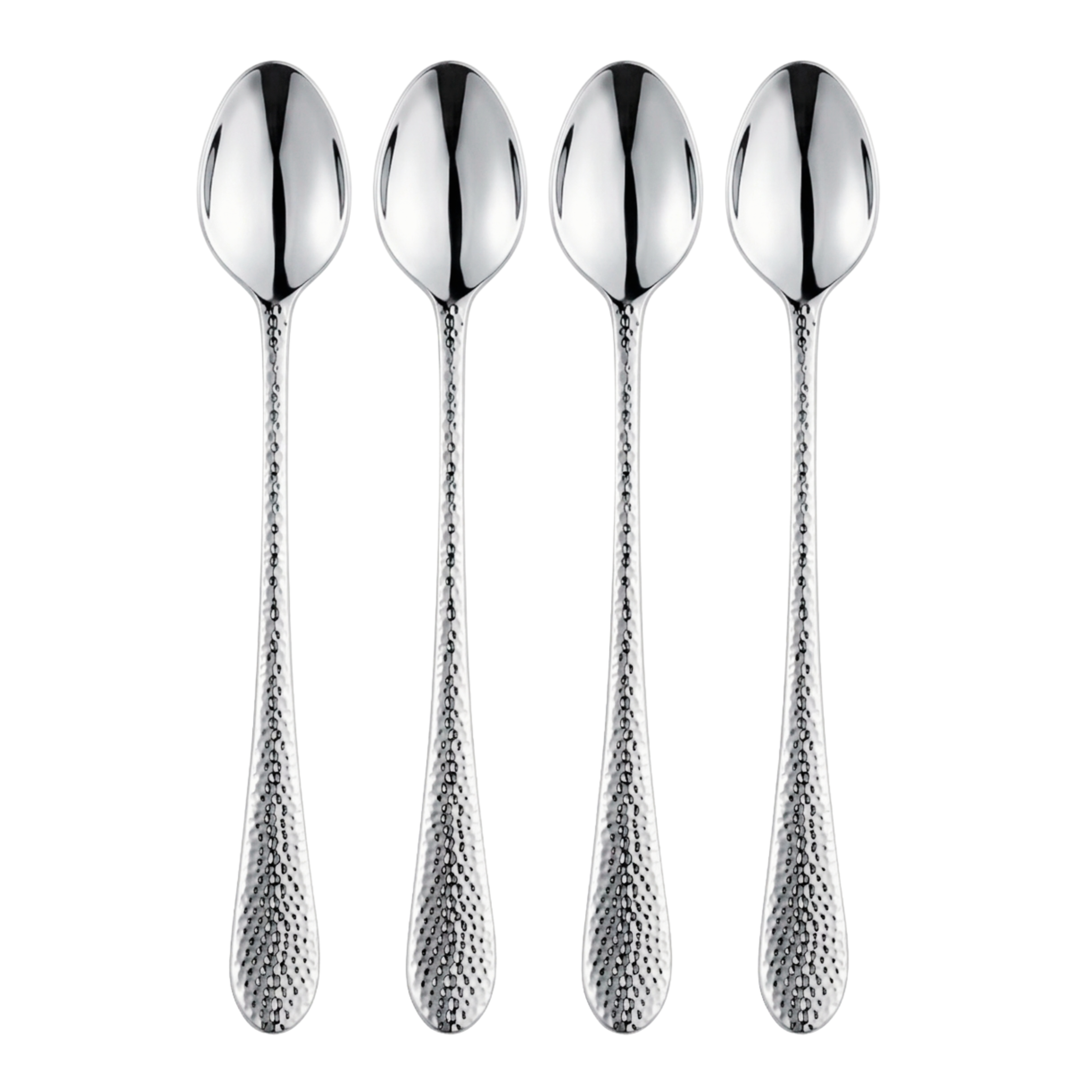 ONEIDA TIBET Stainless Steel Tall Drink Spoons – Set of 4