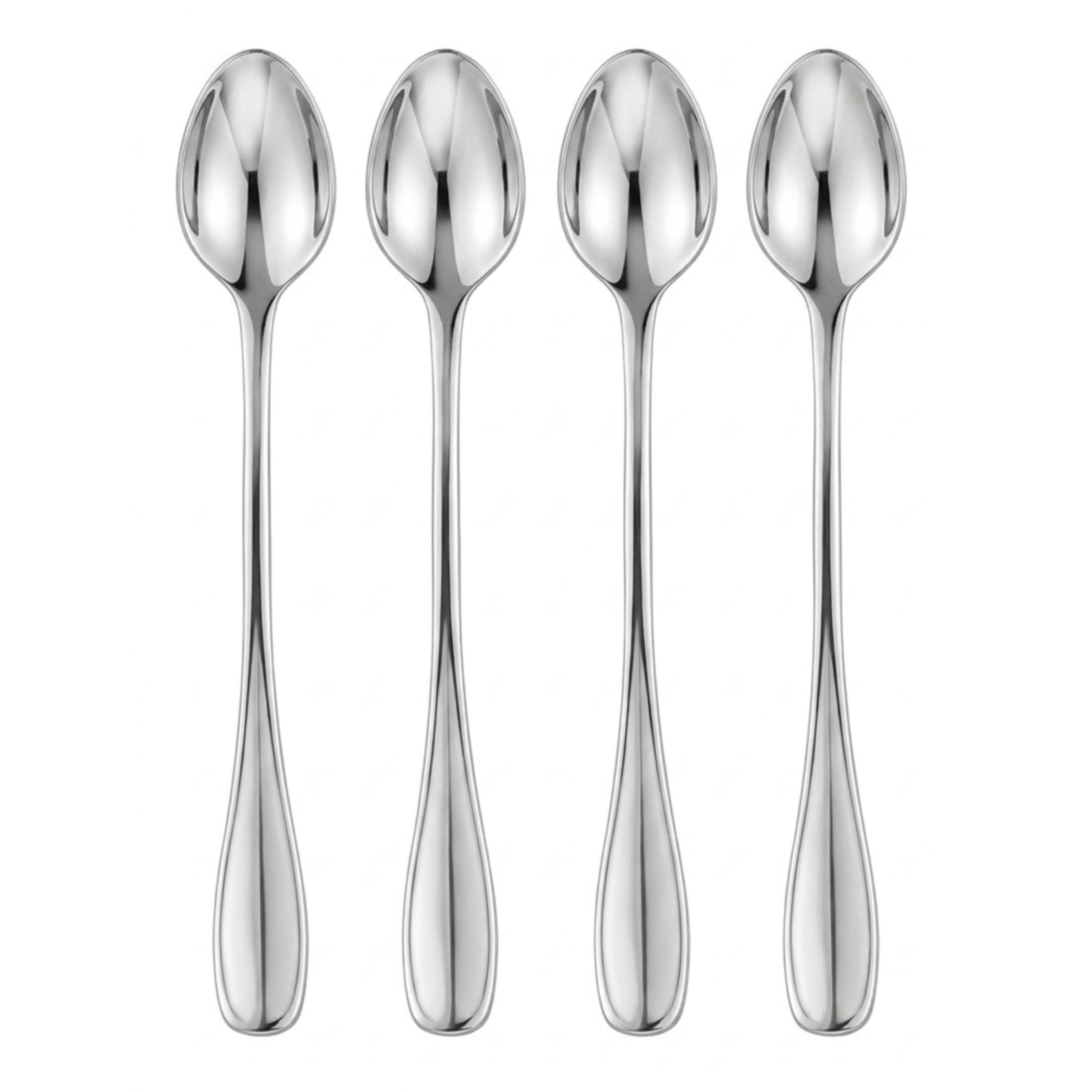 ONEIDA VOSS Stainless Steel Tall Drink Spoons – Set of 4