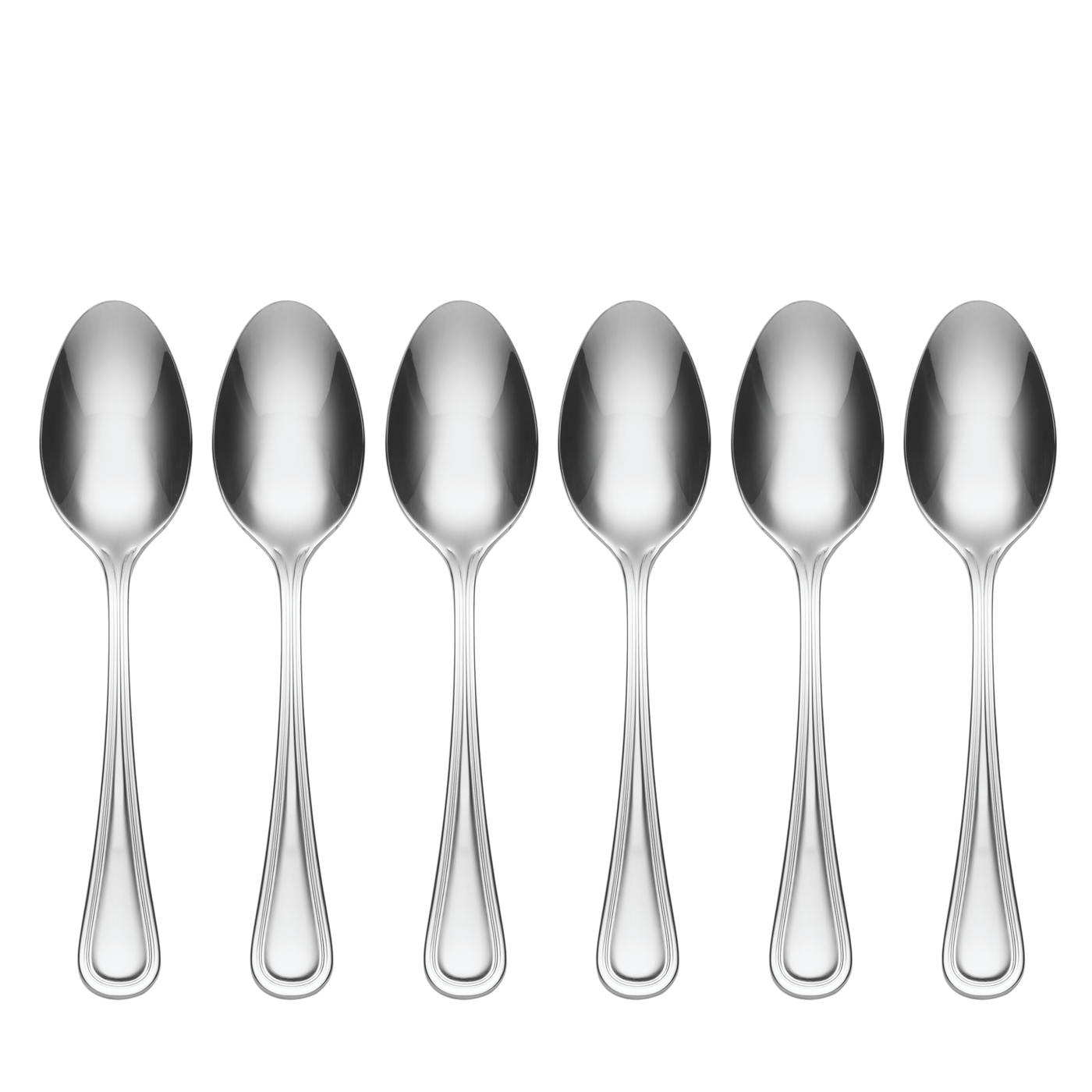 ONEIDA BARCELONA Stainless Steel Teaspoons – Set of 6