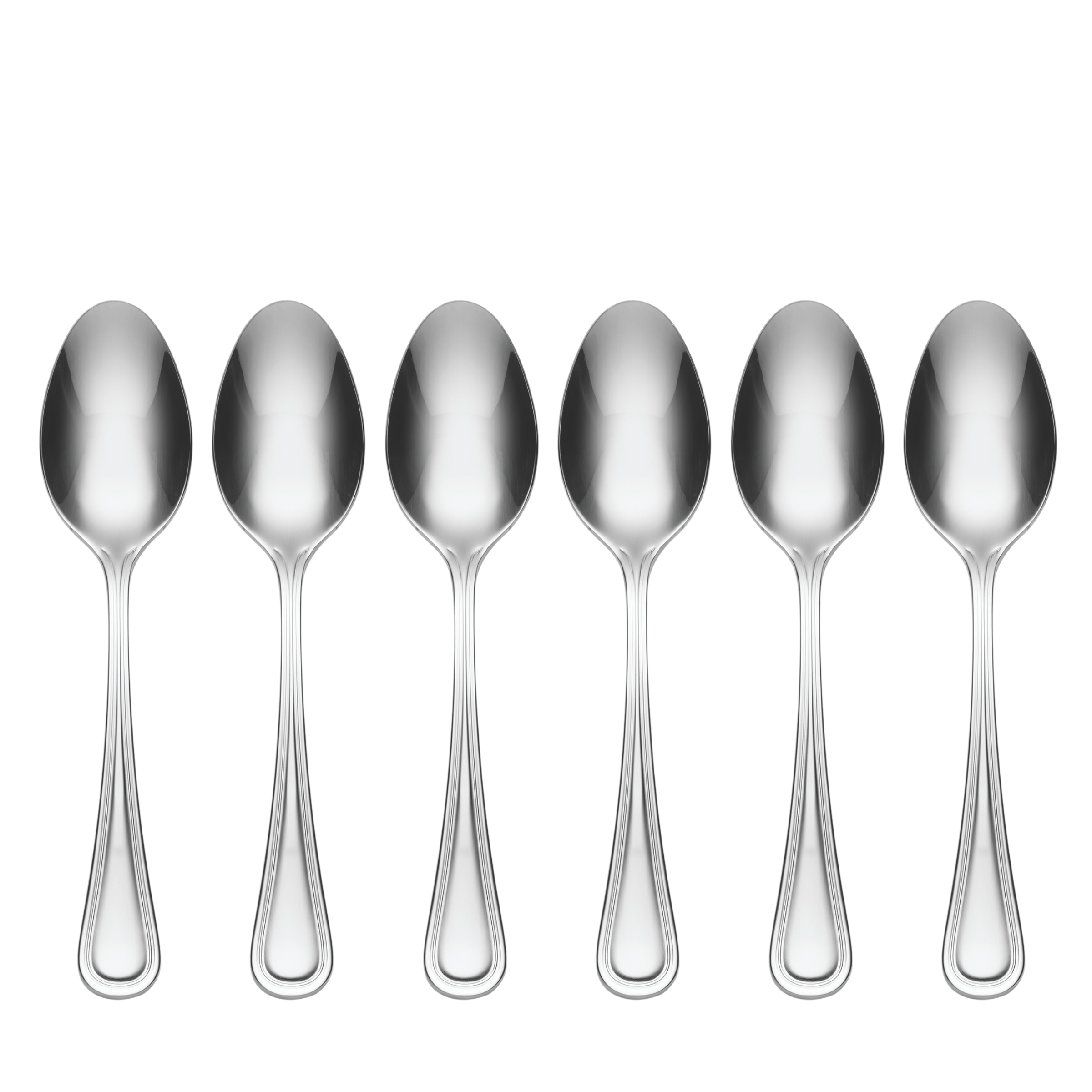 ONEIDA BARCELONA Stainless Steel Teaspoons – Set of 6