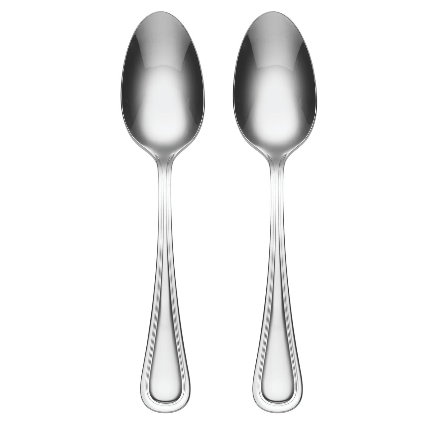 ONEIDA BARCELONA Stainless Steel Serving Spoons – Set of 2