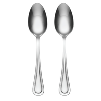 ONEIDA BARCELONA Stainless Steel Serving Spoons – Set of 2