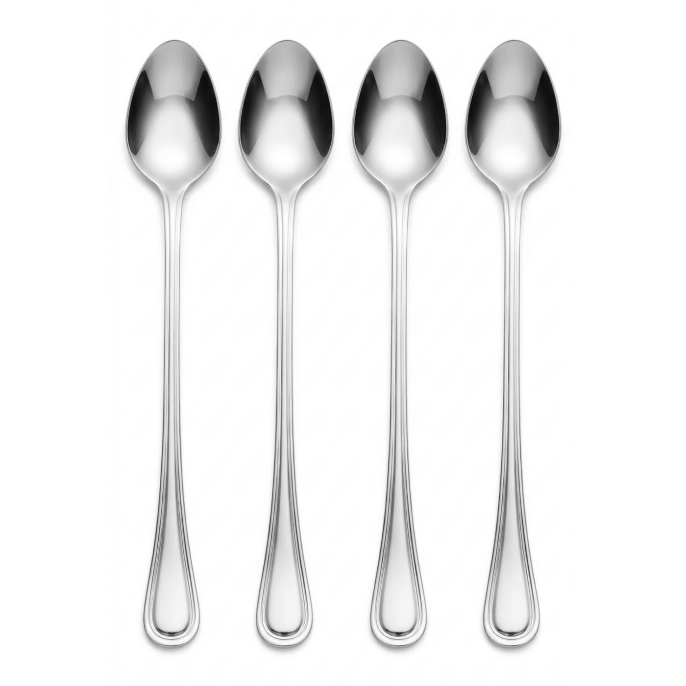 ONEIDA BARCELONA Stainless Steel Tall Drink Spoons – Set of 4