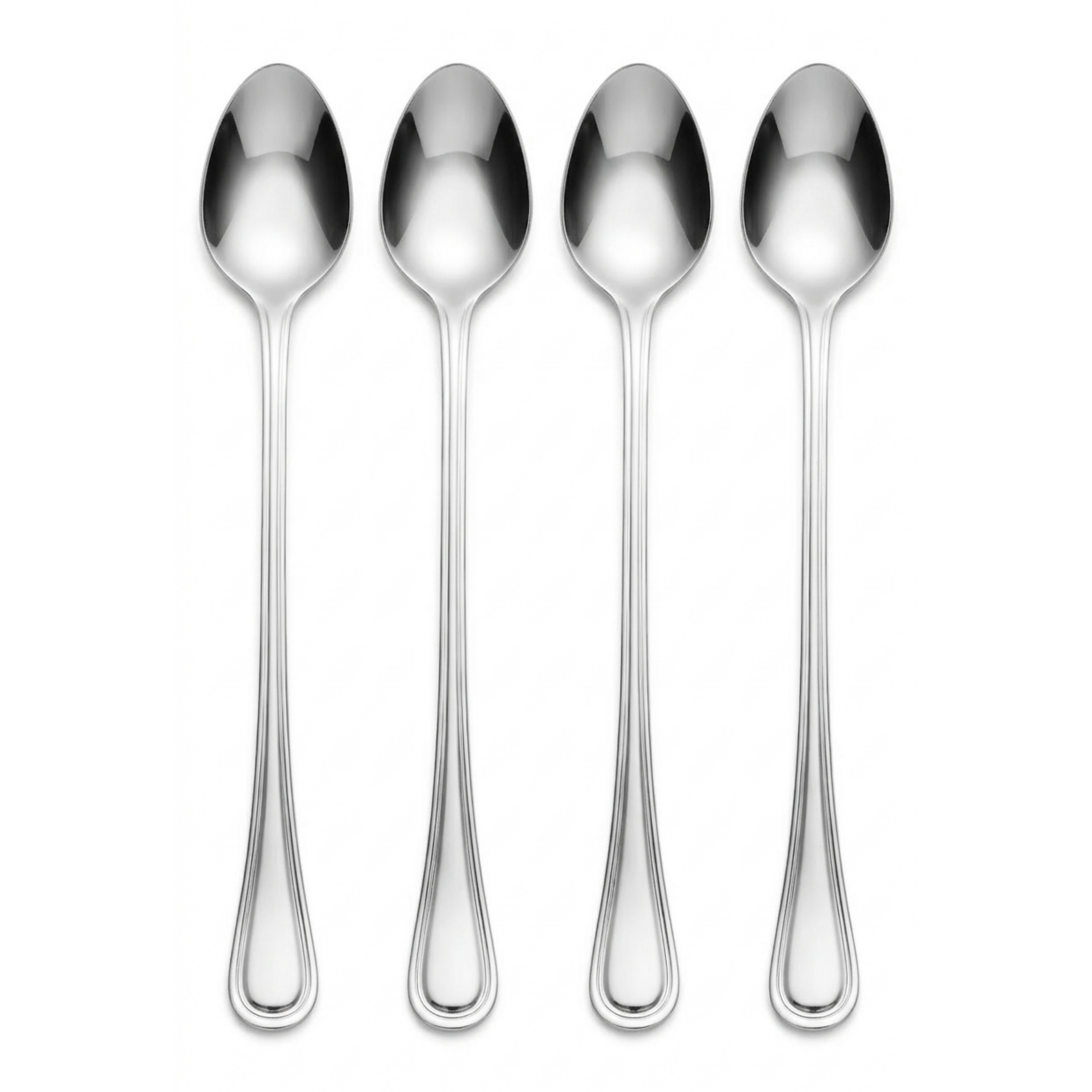 ONEIDA BARCELONA Stainless Steel Tall Drink Spoons – Set of 4