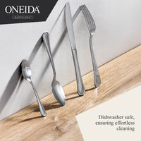 ONEIDA BARCELONA Stainless Steel Serving Spoons – Set of 2