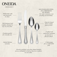 ONEIDA BARCELONA Stainless Steel Tall Drink Spoons – Set of 4