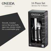 ONEIDA Barcelona 16 Pieces Cutlery Set- Stainless Steel - 4 Person Place Setting