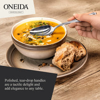 ONEIDA Barcelona 24 Pieces Cutlery Set - Stainless Steel - 6 Person Place Setting