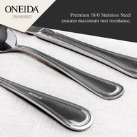 ONEIDA BARCELONA Stainless Steel Serving Spoons – Set of 2