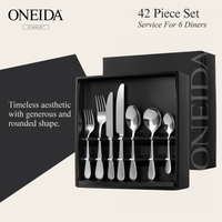 ONEIDA ICARUS 42-Piece Stainless Steel Cutlery Set – 6 Place Settings