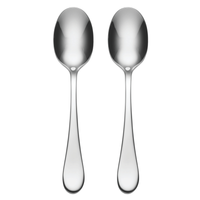 ONEIDA ICARUS Stainless Steel Serving Spoons – Set of 2