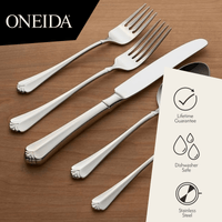 ONEIDA Juilliard 20 Pieces Cutlery Set - Stainless Steel - 4 Person Place Setting