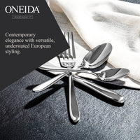 ONEIDA Mascagni II 24 Pieces Cutlery Set - Stainless Steel - 6 Person Place Setting