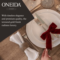 Oneida Storm Champagne Cutlery Christmas Table