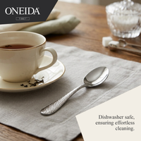 ONEIDA TIBET Stainless Steel Teaspoons – Set of 6