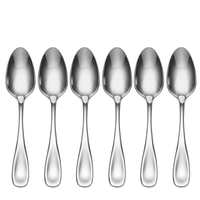 ONEIDA VOSS Stainless Steel Teaspoons – Set of 6